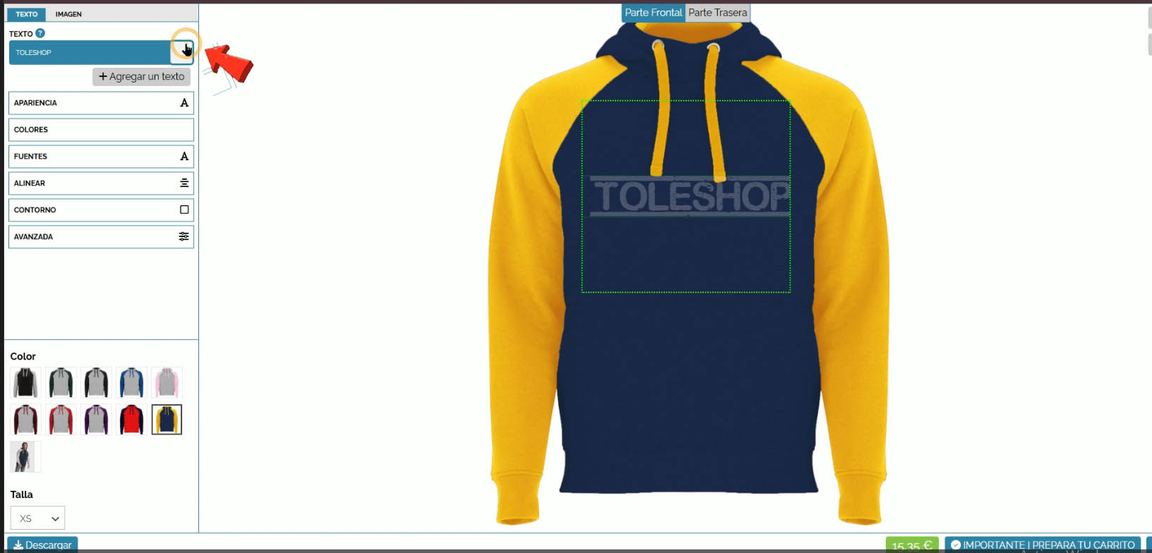 sudadera roly clasica